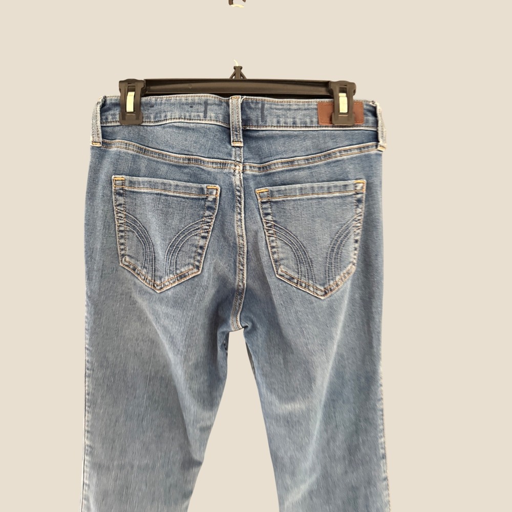 Hollister High Rise Super Skinny Jeans W27R Medium Wash Blue Denim Stretch 4R